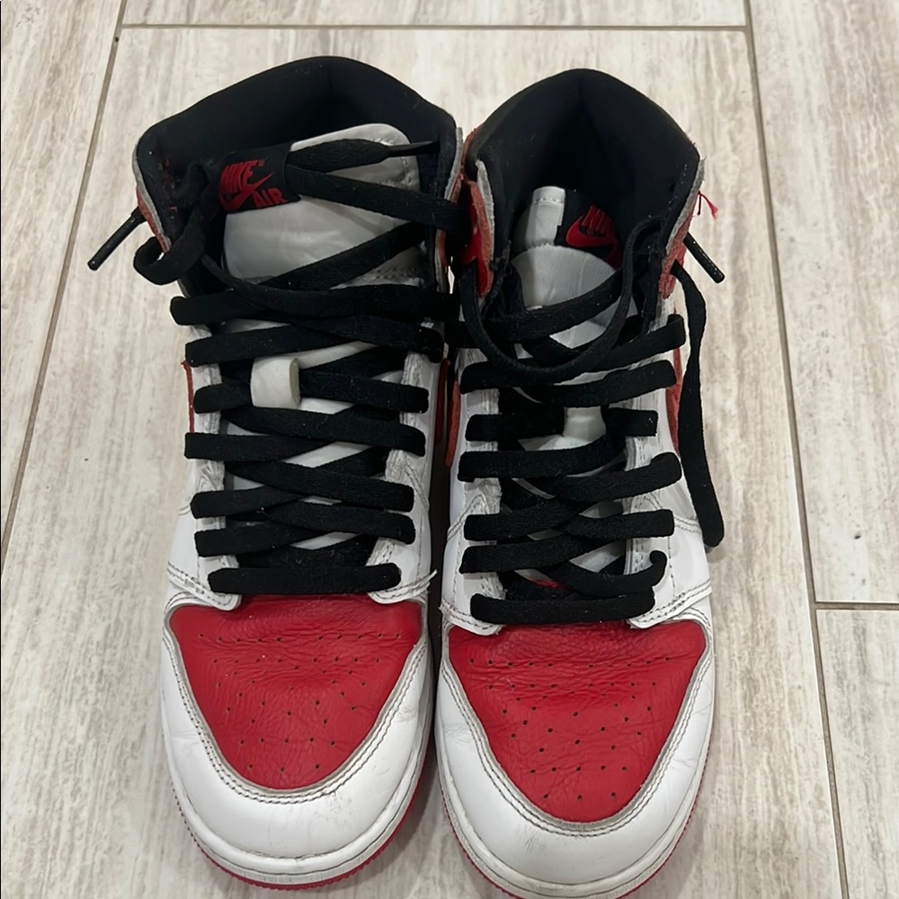 Nike Air Jordan 1 High Red White Black Sneakers